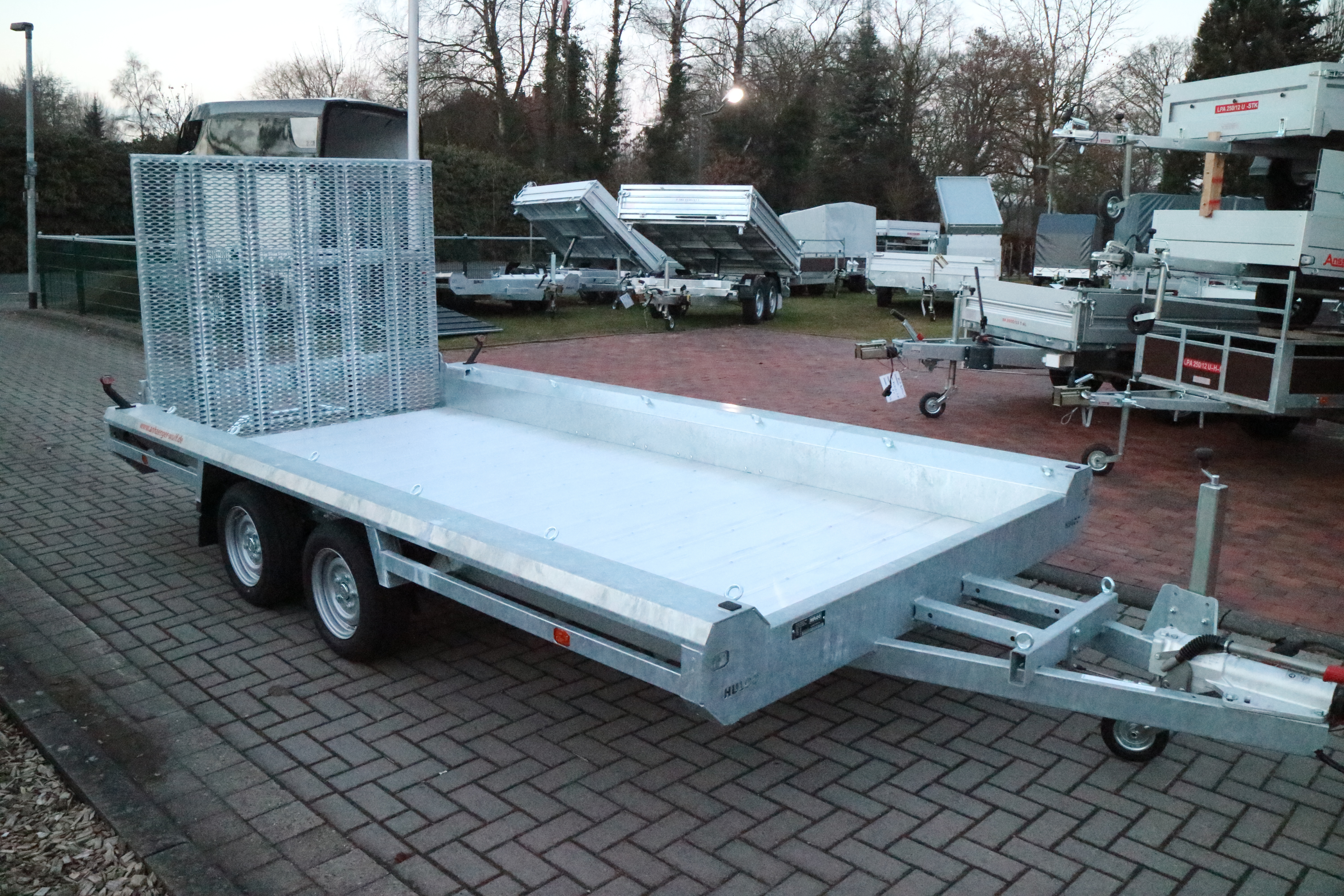 Hulco Baumaschinen Transporter Terrax 2 3500 394x180, Alu Boden 