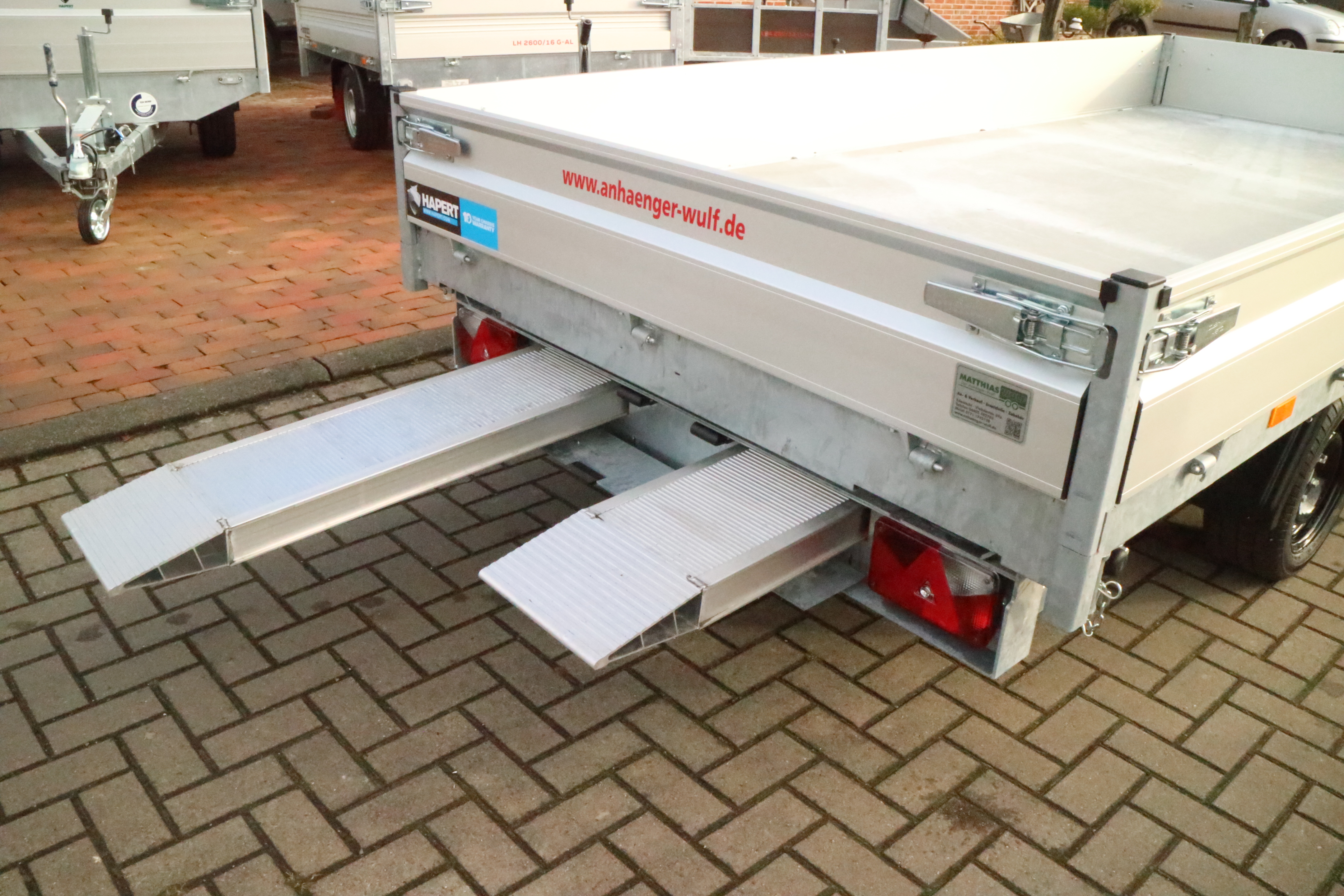 Hapert Cobalt 3 Seiten Kipper 3500 kg 375x180 cm 