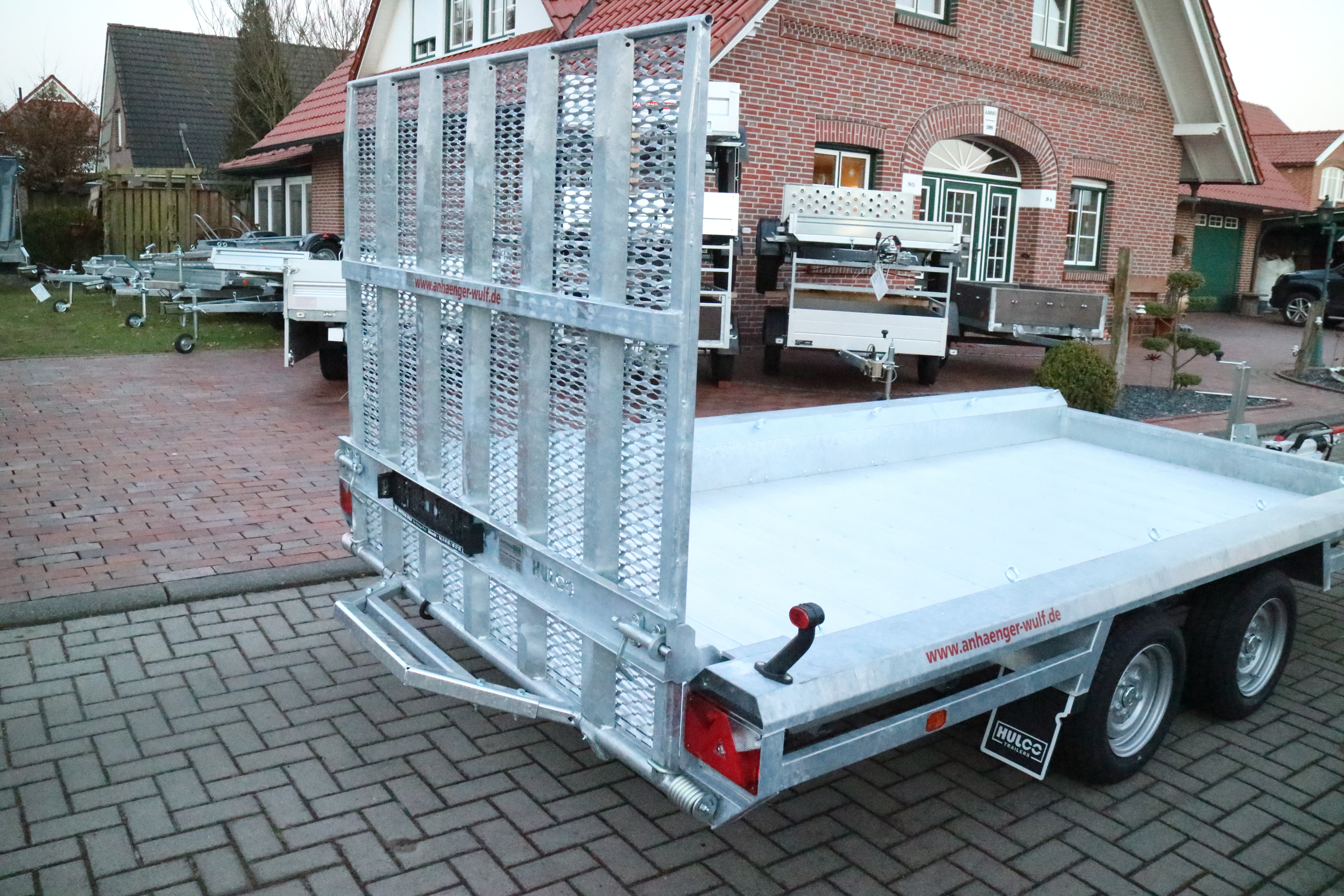 Hulco Baumaschinen Transporter Terrax 2 3000 394x180, Alu Boden  