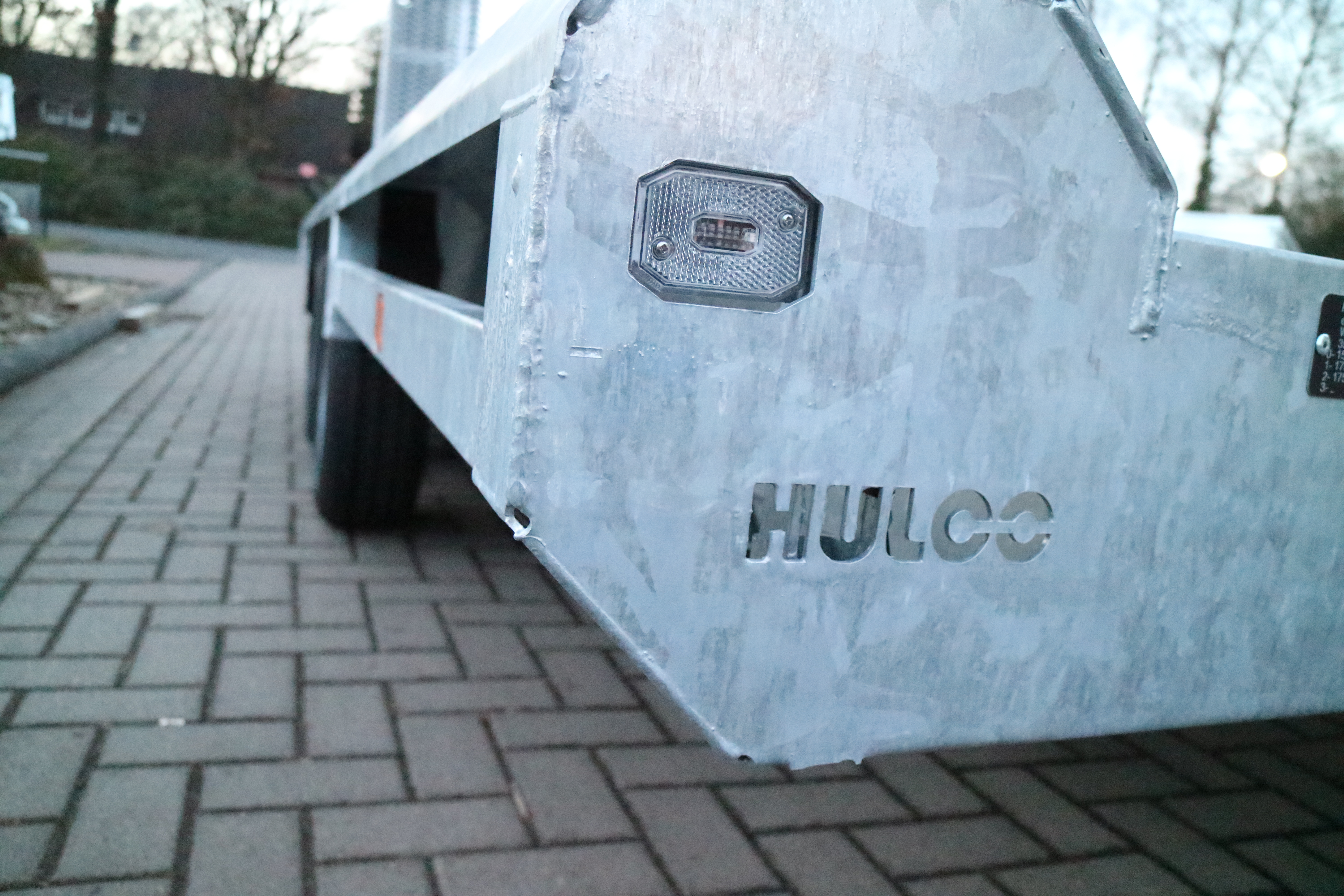 Hulco Baumaschinen Transporter Terrax 2 3000 394x180, Alu Boden  