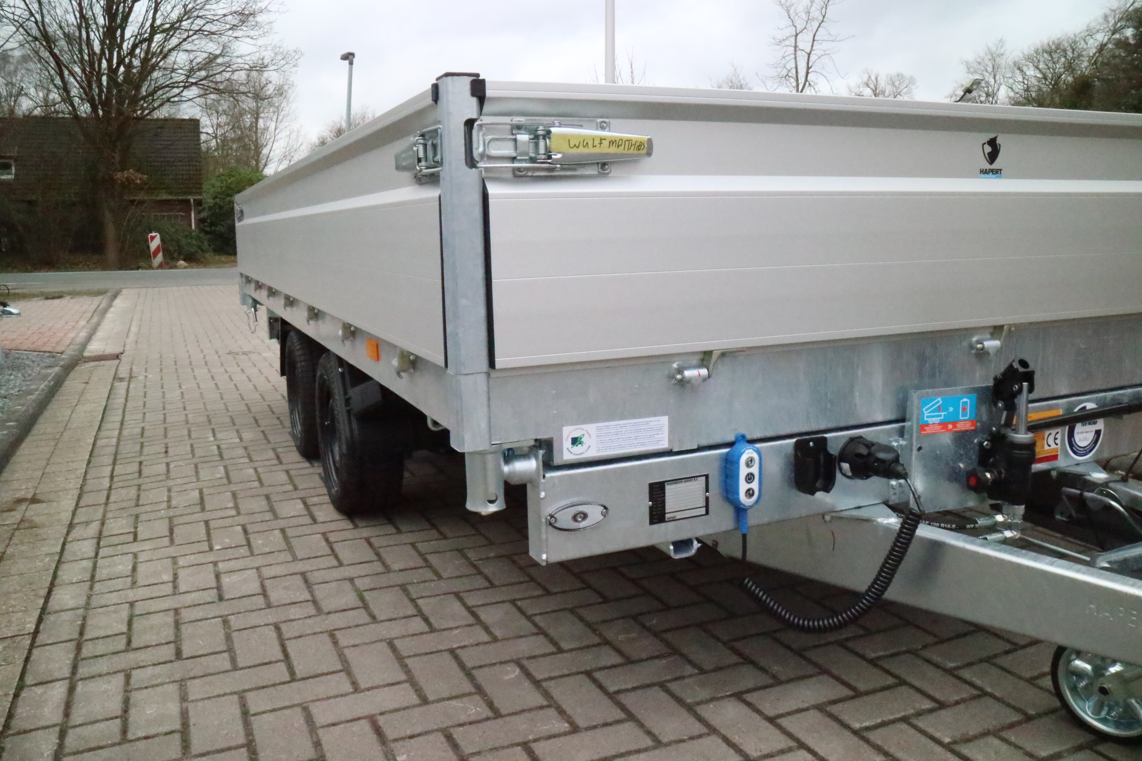 Hapert Cobalt 3 Seiten Kipper 3500 kg 405x200 cm  